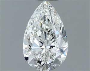 Picture of Natural Diamond 0.80 Carats, Pear with  Cut, H Color, VVS1 Clarity and Certified by GIA