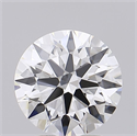 Del inventario de diamantes de laboratorio, 2.50 quilates, Redondo , Color E, claridad VVS2 y certificado IGI