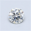 Diamante Natural 0.64 quilates, Redondo , Color I, claridad SI1 y certificado GIA