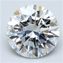 Diamante Natural 2.51 quilates, Redondo , Color F, claridad VVS2 y certificado GIA