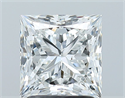 Natural Diamond 2.03 Carats, Princess with  Cut, F Color, VS2 Clarity and Certified by GIA