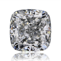 Natural Diamond 0.60 Carats, Cushion with  Cut, D Color, VVS2 Clarity and Certified by GIA