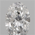 Natural Diamond 0.18 Carats, Oval with  Cut, E Color, VS2 Clarity and Certified by IGI