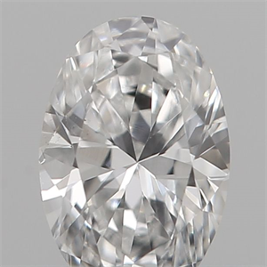 Picture of Natural Diamond 0.18 Carats, Oval with  Cut, E Color, VS2 Clarity and Certified by IGI