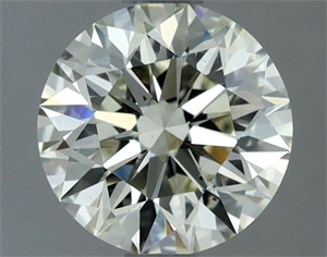 Picture of Natural Diamond 1.00 Carats, Round with Excellent Cut, K Color, VS2 Clarity and Certified by IGI