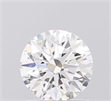 Lab Grown Diamond 1.05 Carats, Round with Ideal Cut, D Color, VVS1 Clarity and Certified by IGI