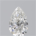 Natural Diamond 0.53 Carats, Pear with  Cut, H Color, VS1 Clarity and Certified by GIA