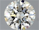 Diamante Natural 1.08 quilates, Redondo , Color J, claridad VS2 y certificado GIA