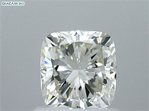 Picture of Natural Diamond 1.01 Carats, Cushion with  Cut, I Color, VVS2 Clarity and Certified by GIA