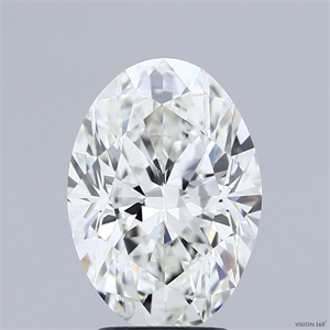 Foto Diamante Natural 3.02 quilates, Ovalado , Color I, claridad VVS2 y certificado GIA de