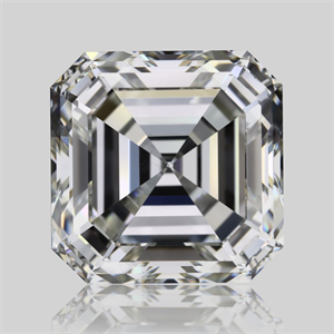 Foto Diamante Natural 2.51 quilates, Asscher , Color I, claridad VS2 y certificado GIA de
