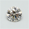 Natural Diamond 0.70 Carats, Round with Excellent Cut, K Color, VS2 Clarity and Certified by GIA