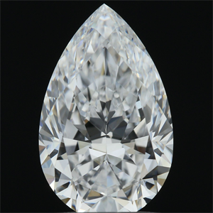 Foto Diamante Natural 2.04 quilates, De pera , Color D, claridad VVS1 y certificado GIA de