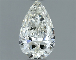 Picture of Natural Diamond 0.70 Carats, Pear with  Cut, H Color, IF Clarity and Certified by IGI