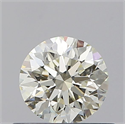 Natural Diamond 0.50 Carats, Round with Excellent Cut, M Color, VS1 Clarity and Certified by GIA