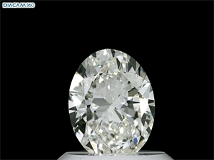 Picture of Natural Diamond 0.70 Carats, Oval with  Cut, J Color, VS2 Clarity and Certified by GIA