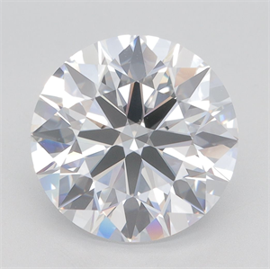 Picture of Lab Grown Diamond 4.50 Carats, Round with Ideal Cut, D Color, VS1 Clarity and Certified by IGI