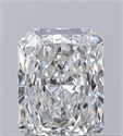 Natural Diamond 0.31 Carats, Radiant with  Cut, F Color, VVS1 Clarity and Certified by GIA