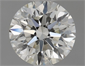 Natural Diamond 0.73 Carats, Round with Excellent Cut, J Color, VVS1 Clarity and Certified by GIA