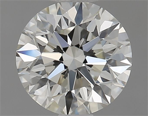 Picture of Natural Diamond 0.73 Carats, Round with Excellent Cut, J Color, VVS1 Clarity and Certified by GIA