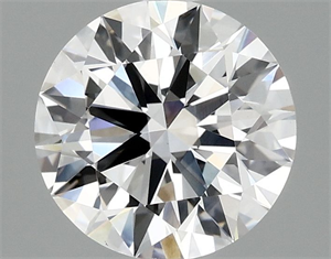 Picture of Lab Grown Diamond 2.01 Carats, Round with Ideal Cut, D Color, VVS2 Clarity and Certified by IGI