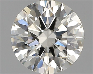 Picture of Natural Diamond 0.75 Carats, Round with Excellent Cut, K Color, VS1 Clarity and Certified by GIA