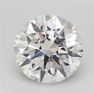 Picture of Lab Grown Diamond 2.06 Carats, Round with Ideal Cut, F Color, VS2 Clarity and Certified by IGI