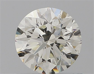 Picture of Natural Diamond 0.70 Carats, Round with Very Good Cut, H Color, VVS1 Clarity and Certified by IGI