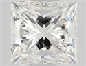 Natural Diamond 0.54 Carats, Princess with  Cut, G Color, VVS1 Clarity and Certified by GIA