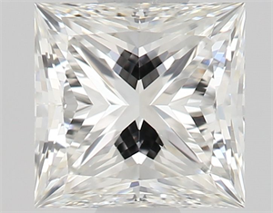 Picture of Natural Diamond 0.54 Carats, Princess with  Cut, G Color, VVS1 Clarity and Certified by GIA