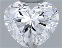 Natural Diamond 0.30 Carats, Heart with  Cut, D Color, VVS2 Clarity and Certified by GIA