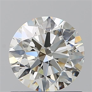 Picture of Natural Diamond 0.90 Carats, Round with Excellent Cut, L Color, VVS2 Clarity and Certified by GIA