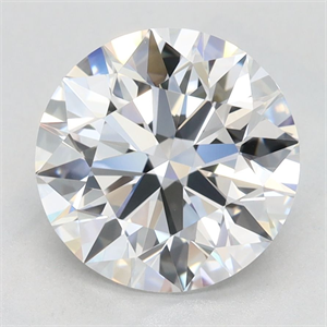 Picture of Lab Grown Diamond 2.42 Carats, Round with Excellent Cut, D Color, VVS1 Clarity and Certified by GIA