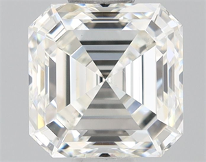 Picture of Natural Diamond 1.02 Carats, Asscher with  Cut, H Color, VS1 Clarity and Certified by IGI