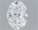 Diamante Natural 0.50 quilates, Ovalado , Color D, claridad VS1 y certificado GIA
