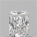 Natural Diamond 0.50 Carats, Radiant with  Cut, E Color, VVS1 Clarity and Certified by GIA