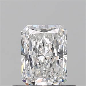 Picture of Natural Diamond 0.50 Carats, Radiant with  Cut, E Color, VVS1 Clarity and Certified by GIA