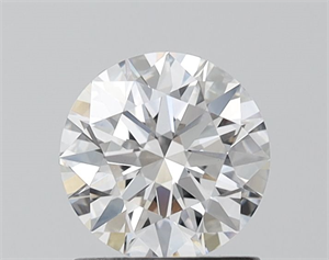 Picture of Lab Grown Diamond 1.12 Carats, Round with Ideal Cut, D Color, VVS2 Clarity and Certified by IGI