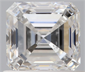 Natural Diamond 0.70 Carats, Asscher with  Cut, E Color, SI1 Clarity and Certified by GIA