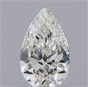 Diamante Natural 0.44 quilates, De pera , Color H, claridad VS1 y certificado GIA