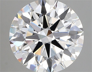 Picture of Lab Grown Diamond 4.16 Carats, Round with Ideal Cut, F Color, VVS1 Clarity and Certified by IGI