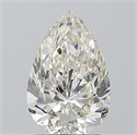 Natural Diamond 1.50 Carats, Pear with  Cut, J Color, SI2 Clarity and Certified by GIA