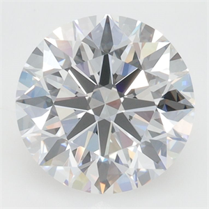Picture of Lab Grown Diamond 2.76 Carats, Round with Excellent Cut, D Color, VVS2 Clarity and Certified by GIA