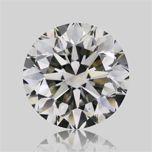 Picture of Natural Diamond 1.02 Carats, Round with Very Good Cut, K Color, SI2 Clarity and Certified by GIA