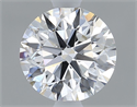 Diamante Natural 0.70 quilates, Redondo , Color E, claridad VS2 y certificado GIA