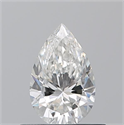 Natural Diamond 0.50 Carats, Pear with  Cut, G Color, VS1 Clarity and Certified by GIA