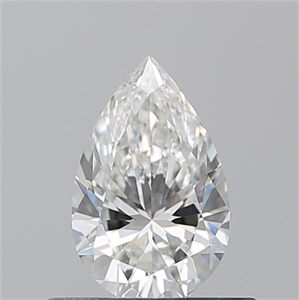 Foto Diamante Natural 0.50 quilates, De pera , Color G, claridad VS1 y certificado GIA de
