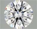 Lab Grown Diamond 2.52 Carats, Round with Ideal Cut, E Color, VVS2 Clarity and Certified by IGI