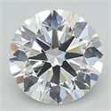 Del inventario de diamantes de laboratorio, 1.90 quilates, Redondo , Color E, claridad VS2 y certificado IGI