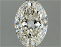Natural Diamond 1.01 Carats, Oval with  Cut, L Color, VVS2 Clarity and Certified by IGI